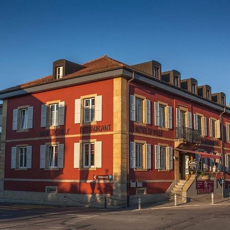 Hotel De Ville D'Yvonand エクステリア 写真