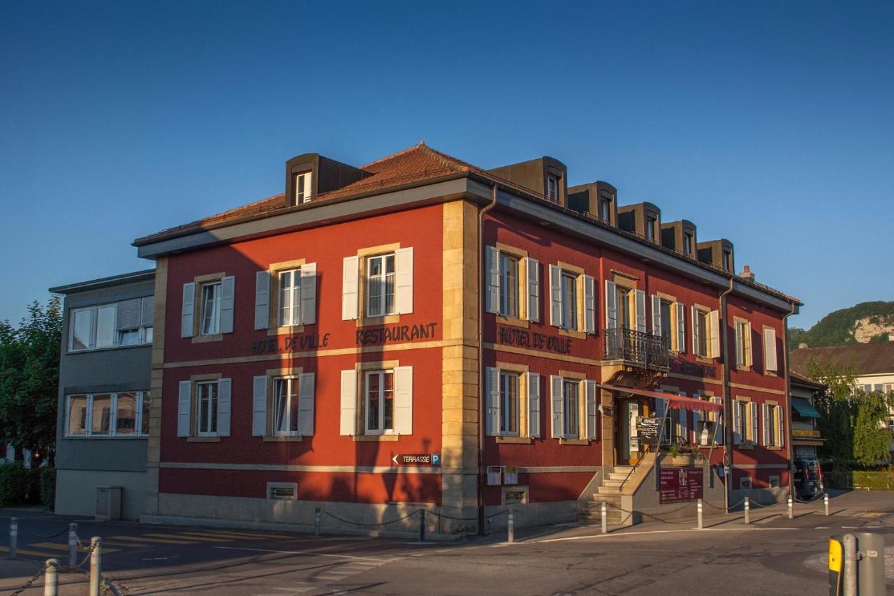Hotel De Ville D'Yvonand エクステリア 写真